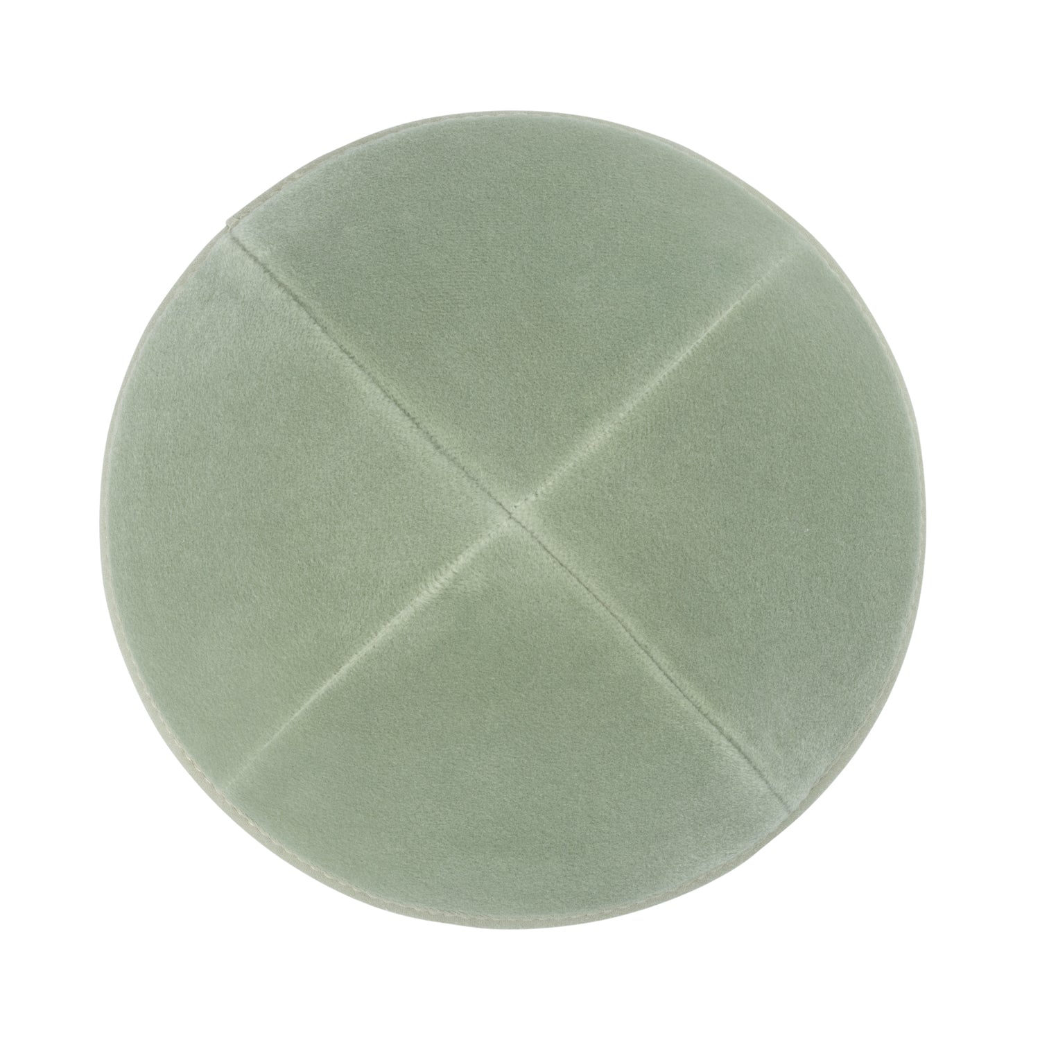 IKIPPAH SAGE GREEN VELVET YARMULKE