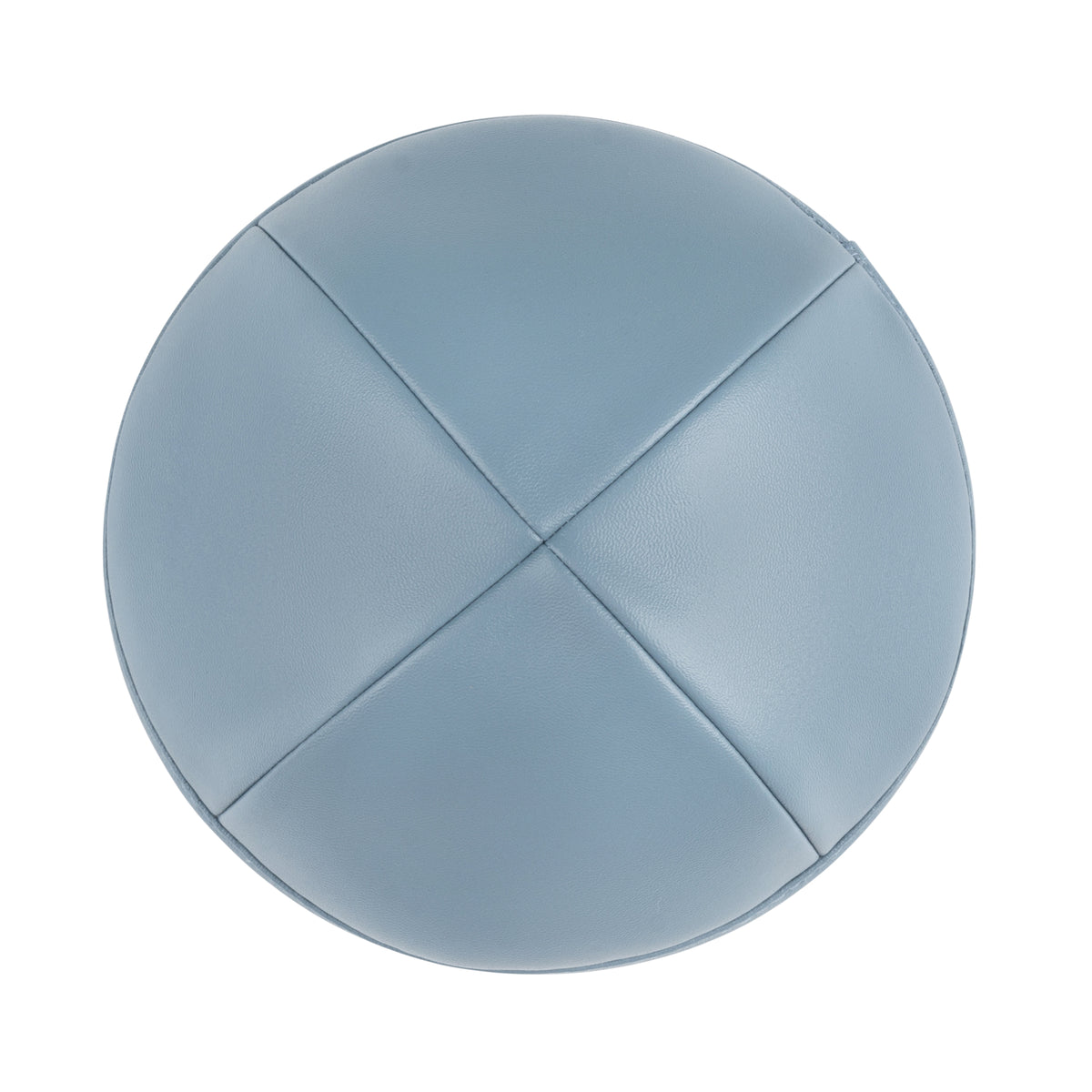 IKIPPAH BLUE GRAY LEATHER YARMULKE