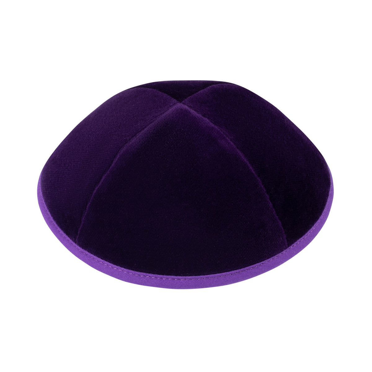 IKIPPAH PURPLE VELVET YARMULKE