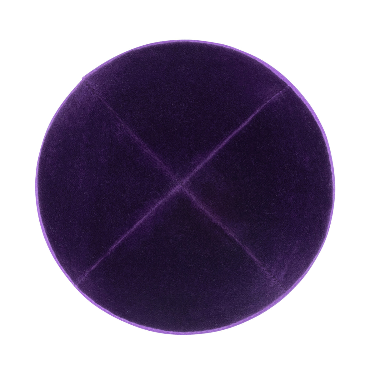 IKIPPAH PURPLE VELVET YARMULKE