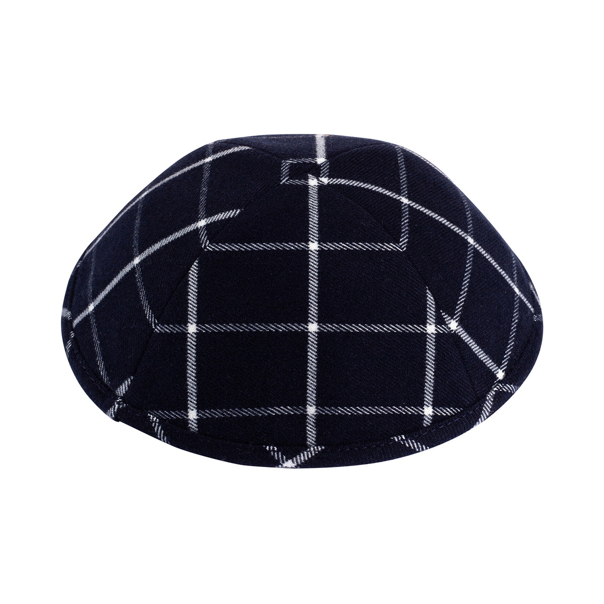 IKIPPAH WOOL PLAID YARMULKE