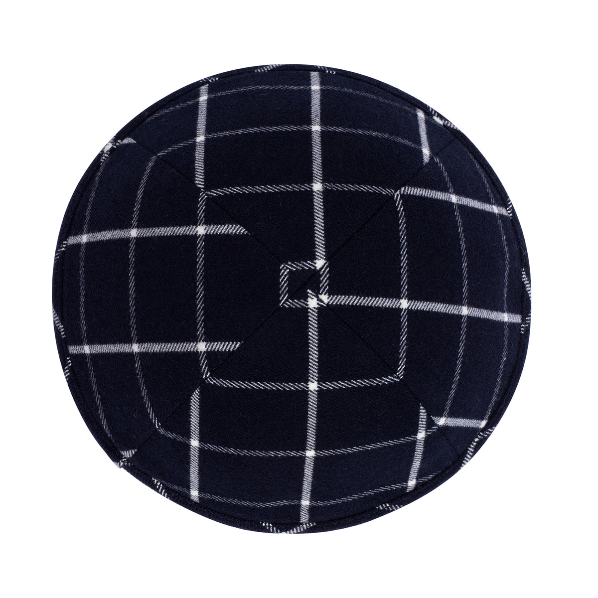 IKIPPAH WOOL PLAID YARMULKE