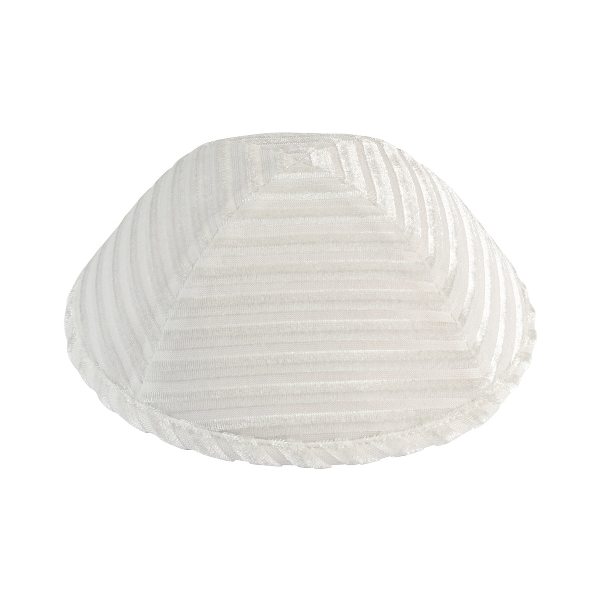 IKIPPAH STRIPED VELVET YARMULKE
