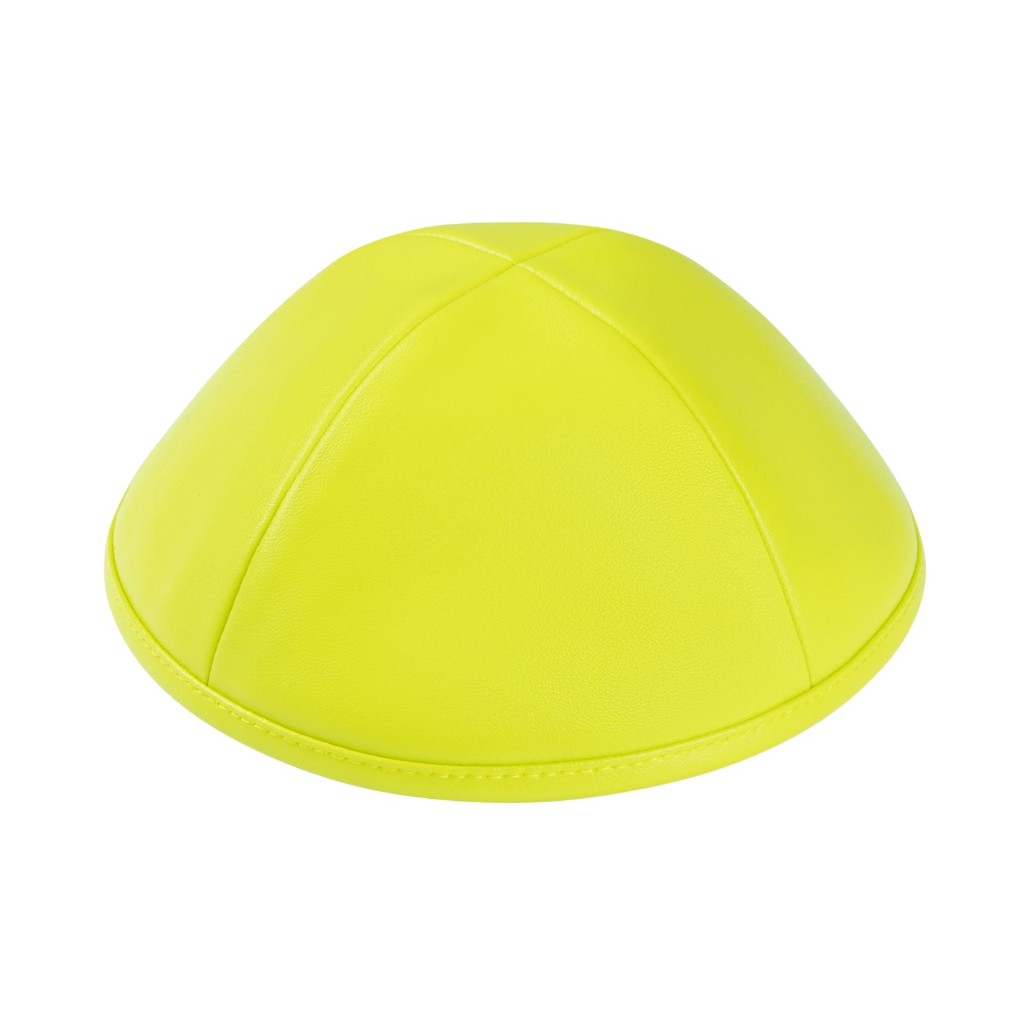 IKIPPAH LIME LEATHER YARMULKE