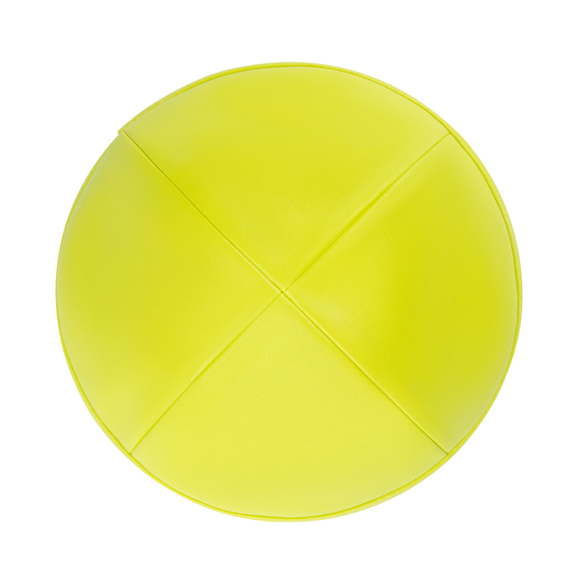 IKIPPAH LIME LEATHER YARMULKE