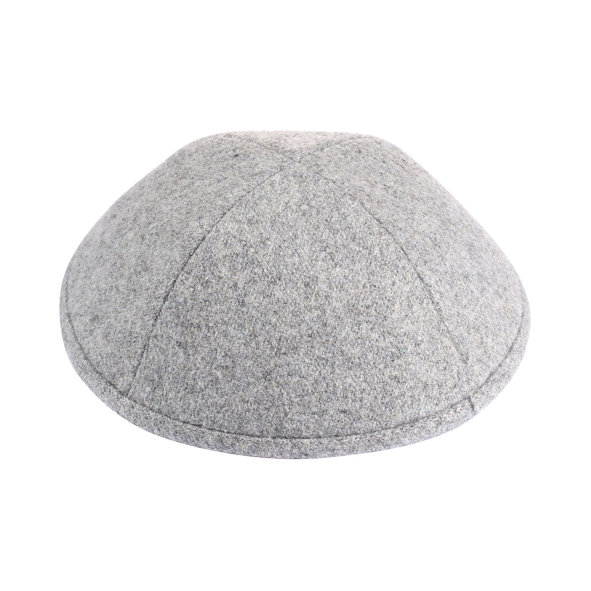 IKIPPAH LIGHT GRAY WOOL YARMULKE