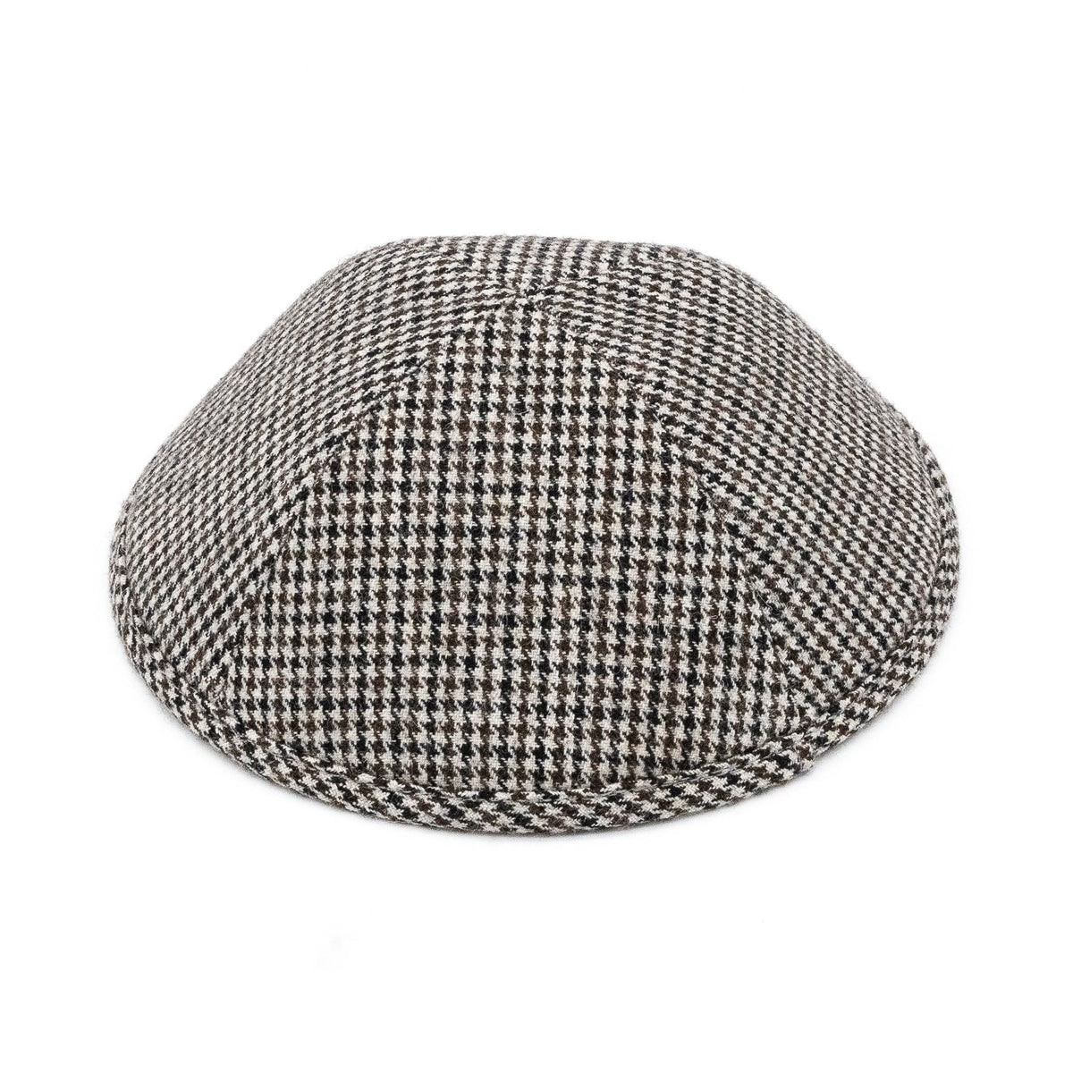 IKIPPAH BLACK / BROWN HOUNDSTOOTH - MOMMY DICTIONARY YARMULKE