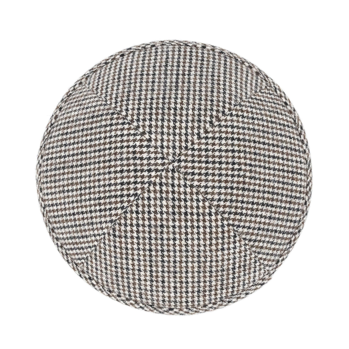 IKIPPAH BLACK / BROWN HOUNDSTOOTH - MOMMY DICTIONARY YARMULKE
