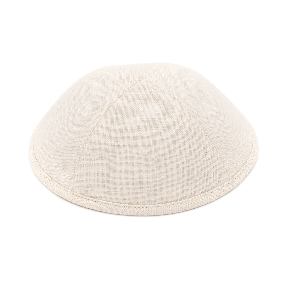 IKIPPAH BEIGE LINEN YARMULKE