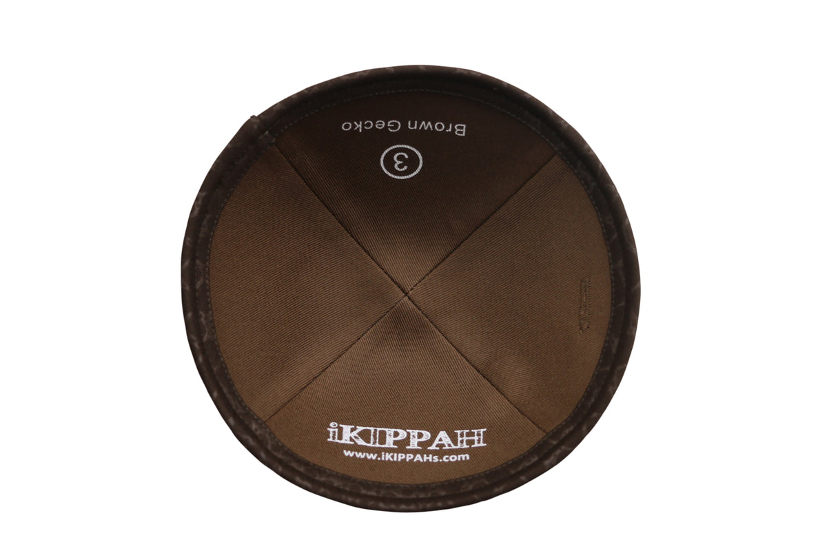 IKIPPAH BROWN GECKO YARMULKE
