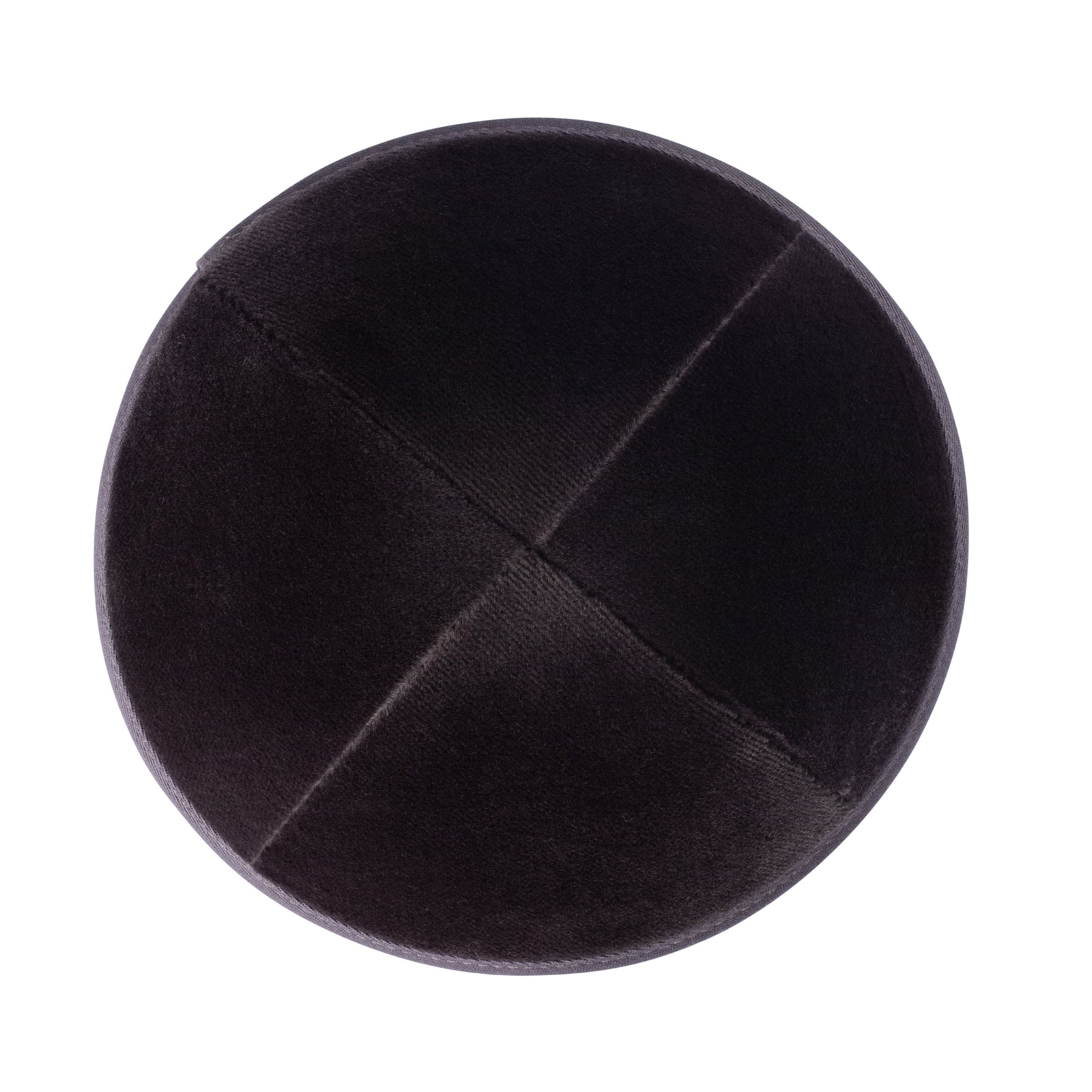 IKIPPAH GRAY VELVET YARMULKE