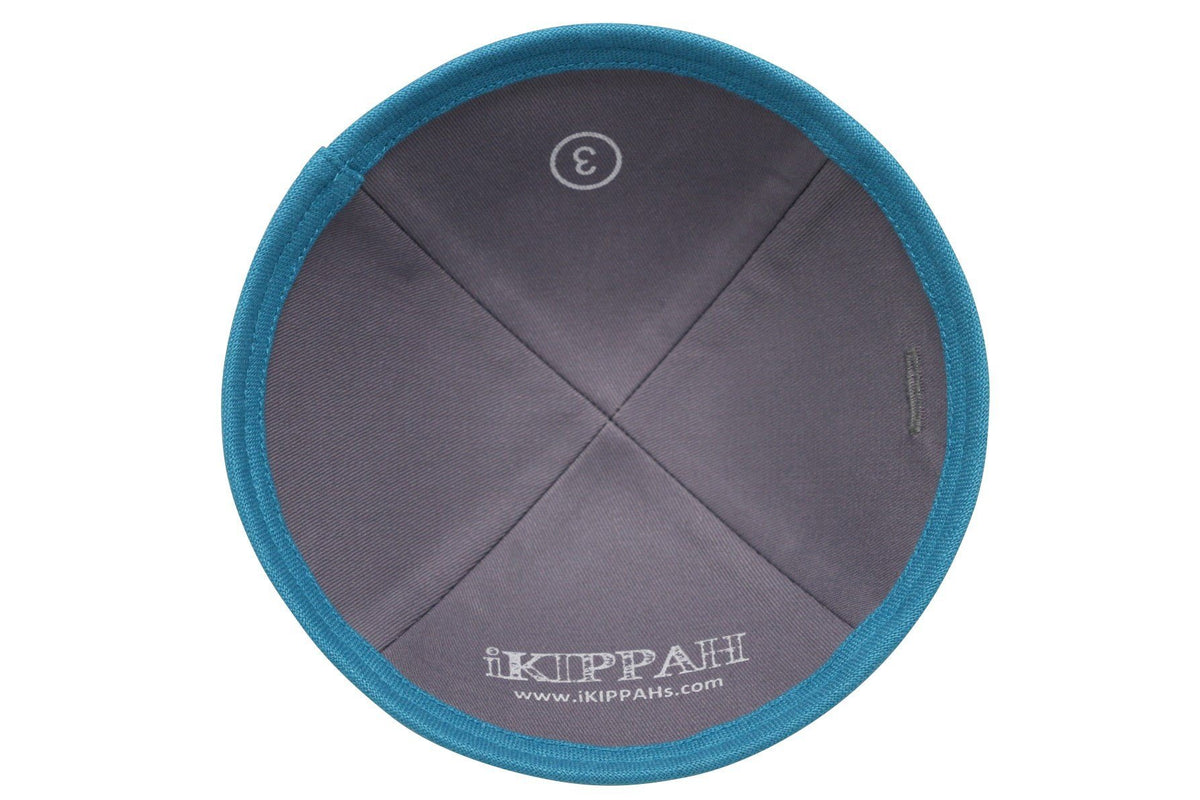 IKIPPAH TIFFANY BLUE LINEN YARMULKE