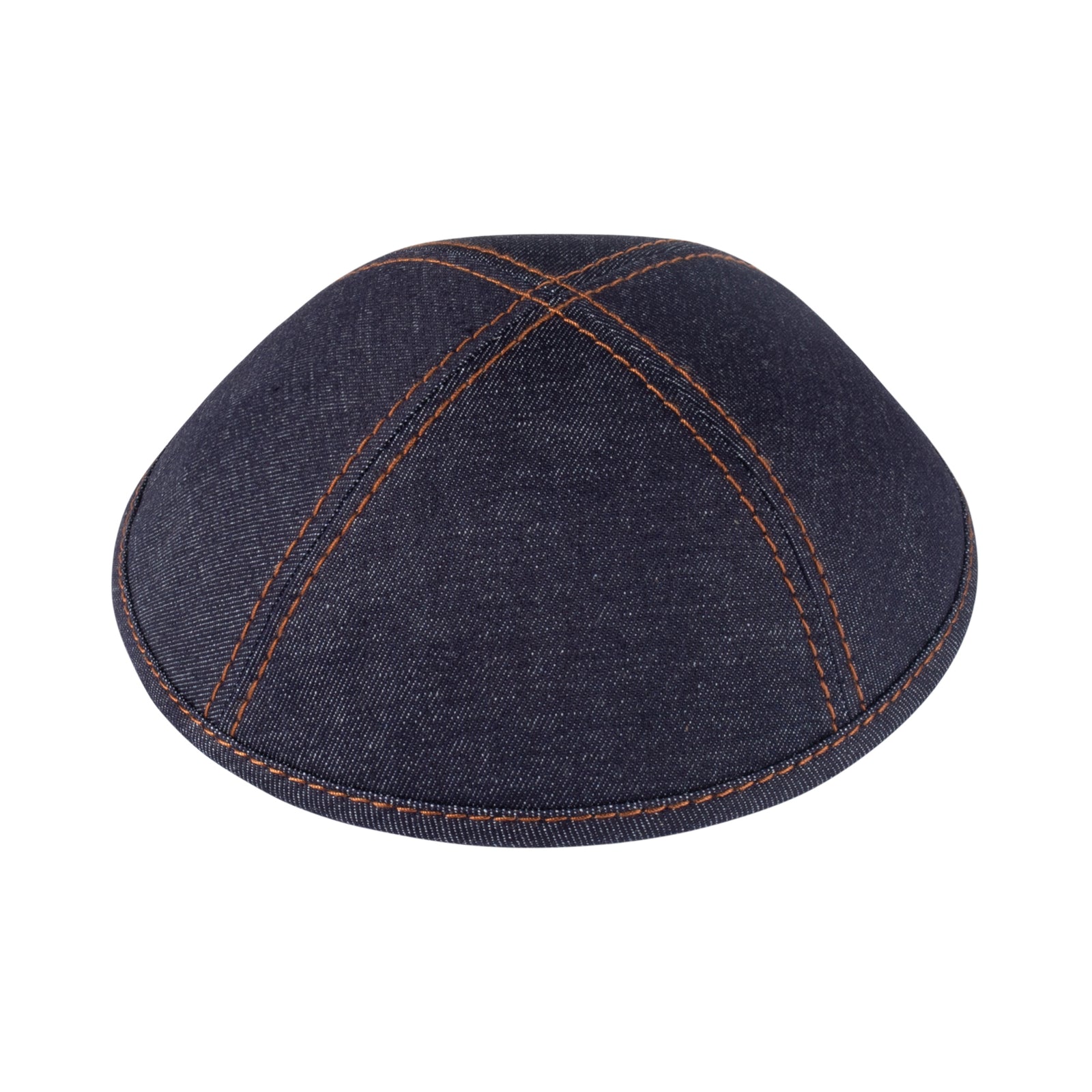 IKIPPAH DENIM W/ DOUBLE STITCHING YARMULKE