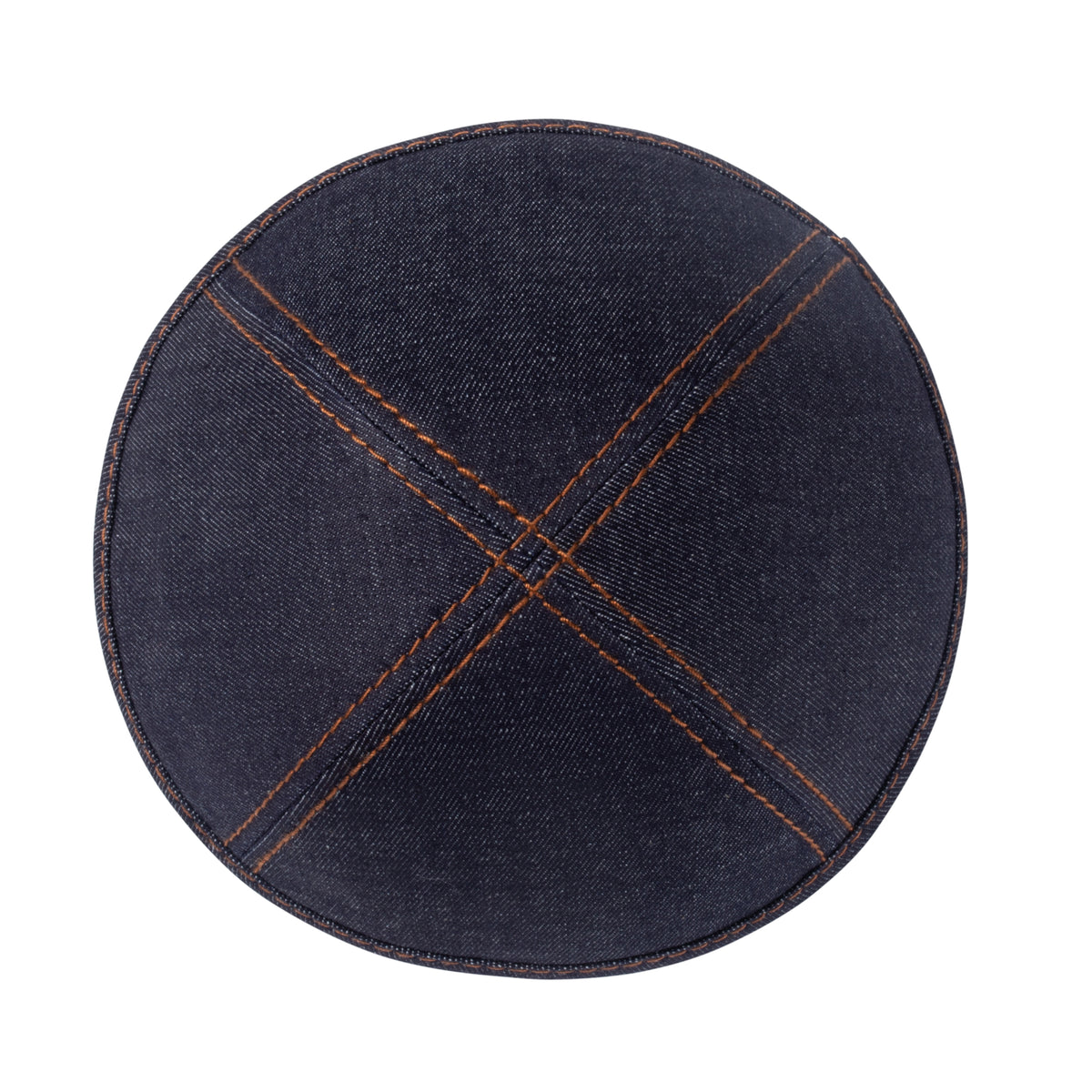 IKIPPAH DENIM W/ DOUBLE STITCHING YARMULKE