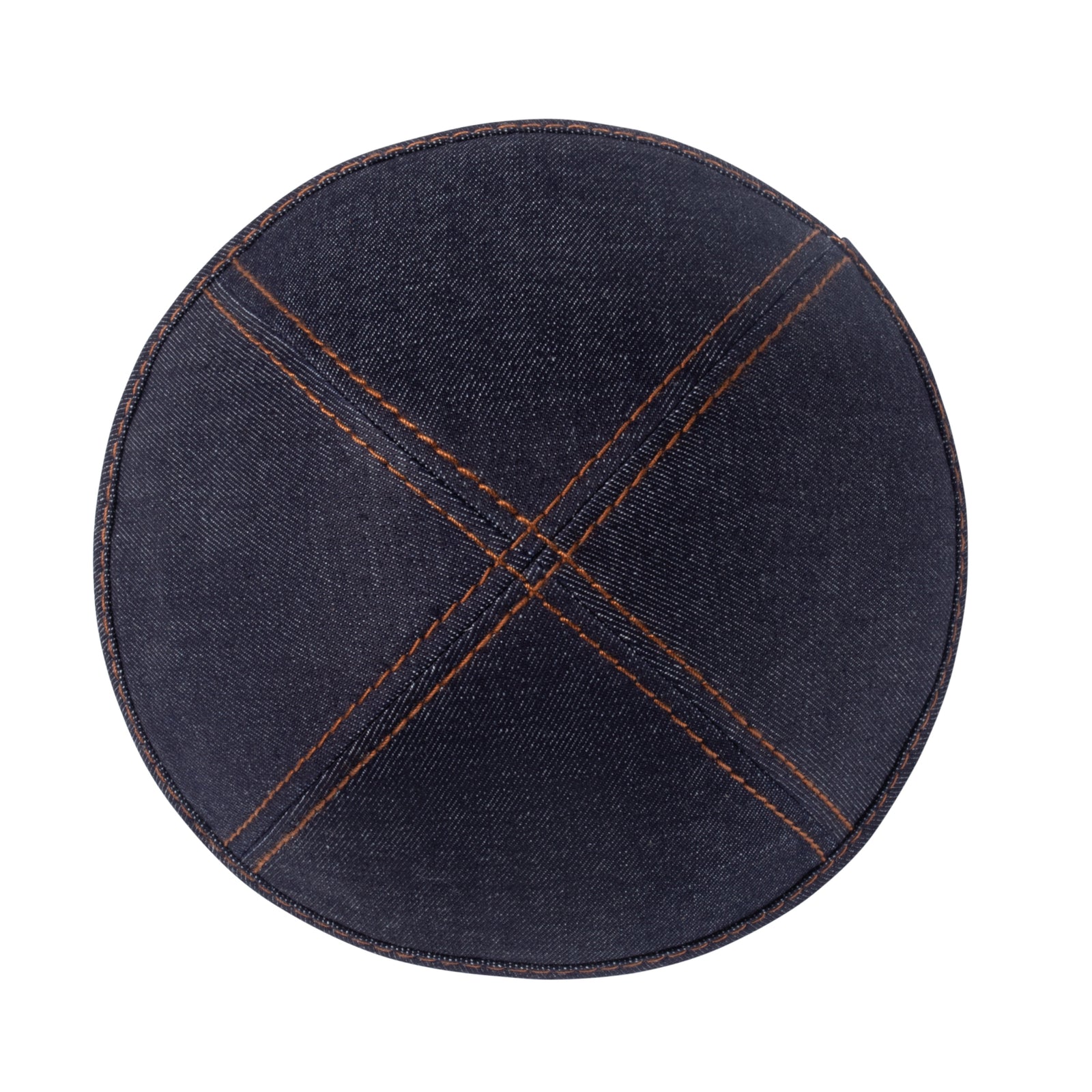 IKIPPAH DENIM W/ DOUBLE STITCHING YARMULKE