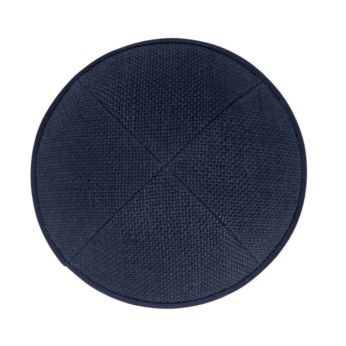 IKIPPAH NAVY BURLAP YARMULKE