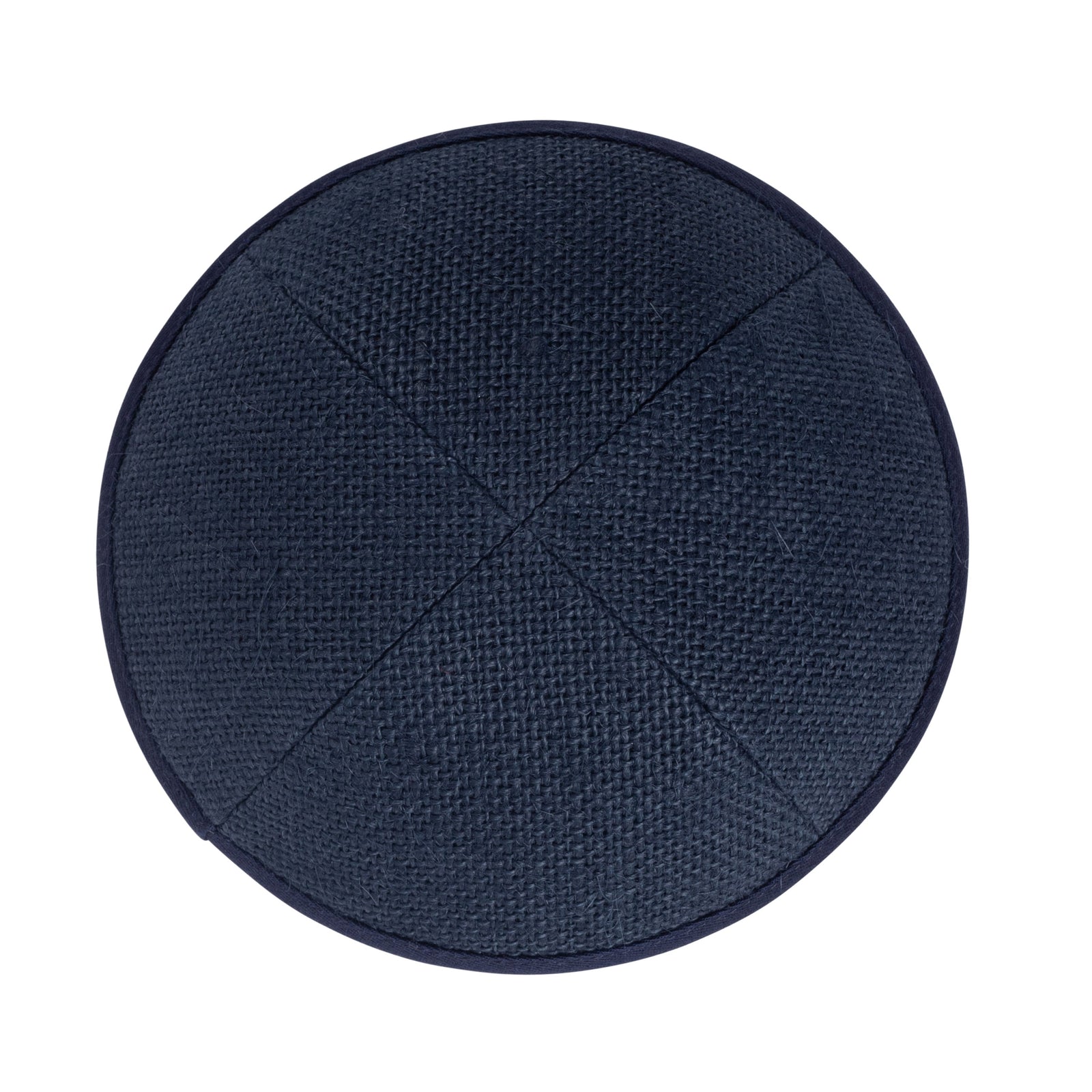 IKIPPAH NAVY BURLAP YARMULKE