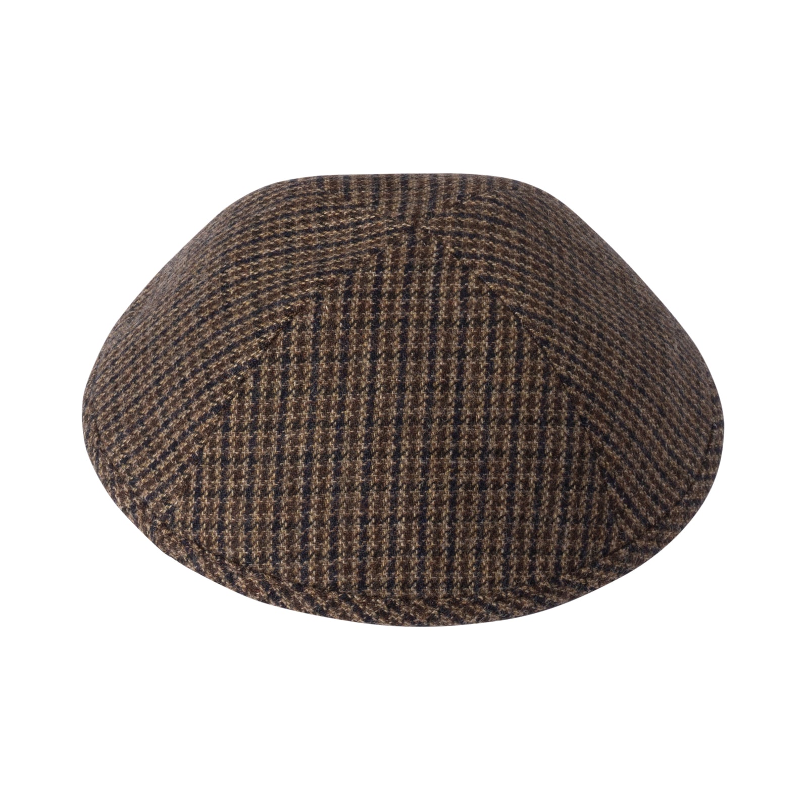 IKIPPAH BROWN HOUNDSTOOTH YARMULKE