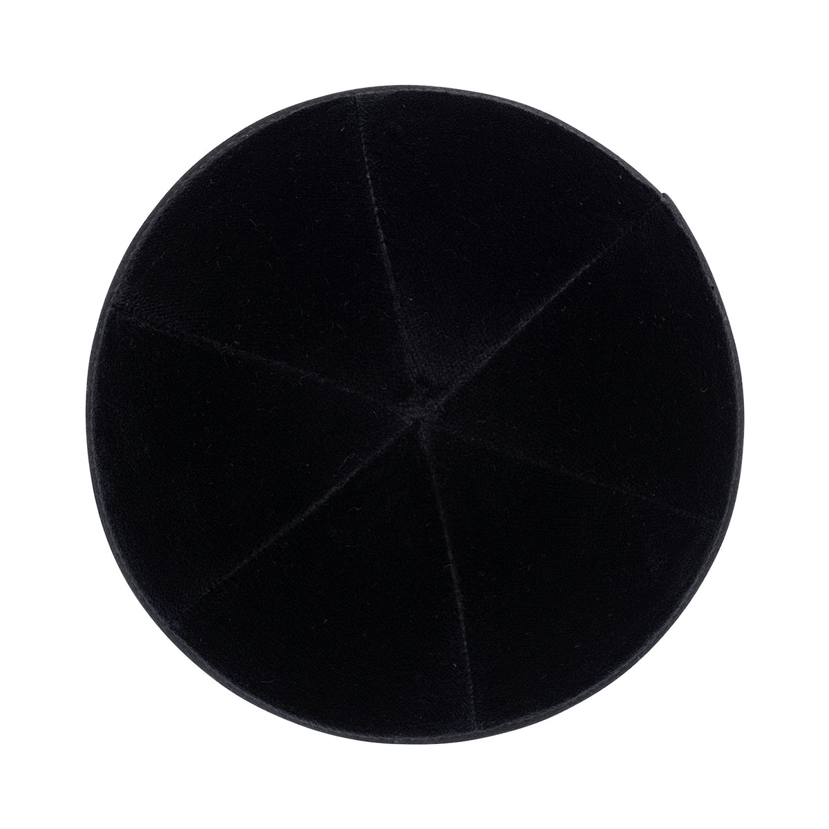 IKIPPAH BLACK VELVET - 6 PANEL YARMULKE