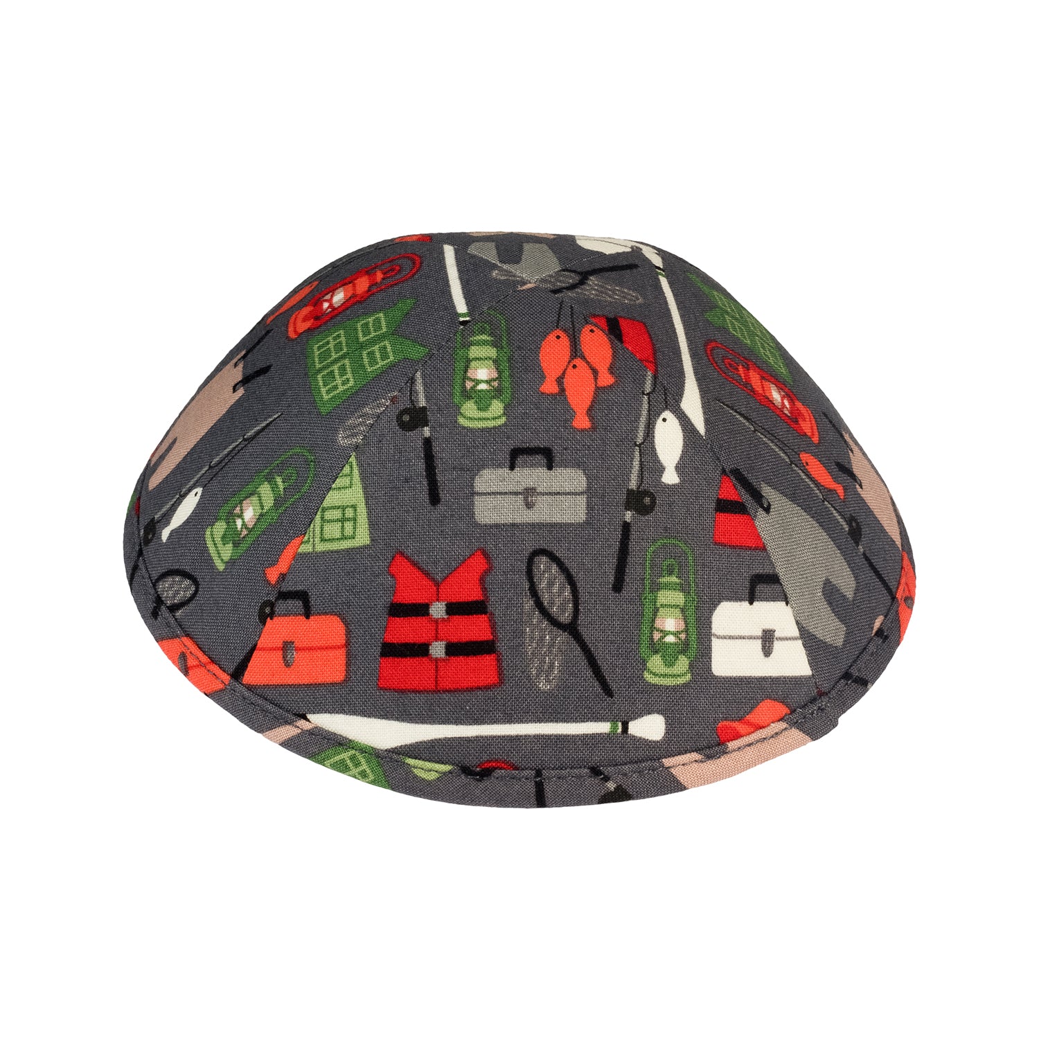 IKIPPAH GONE CAMPING  - GRAY YARMULKE