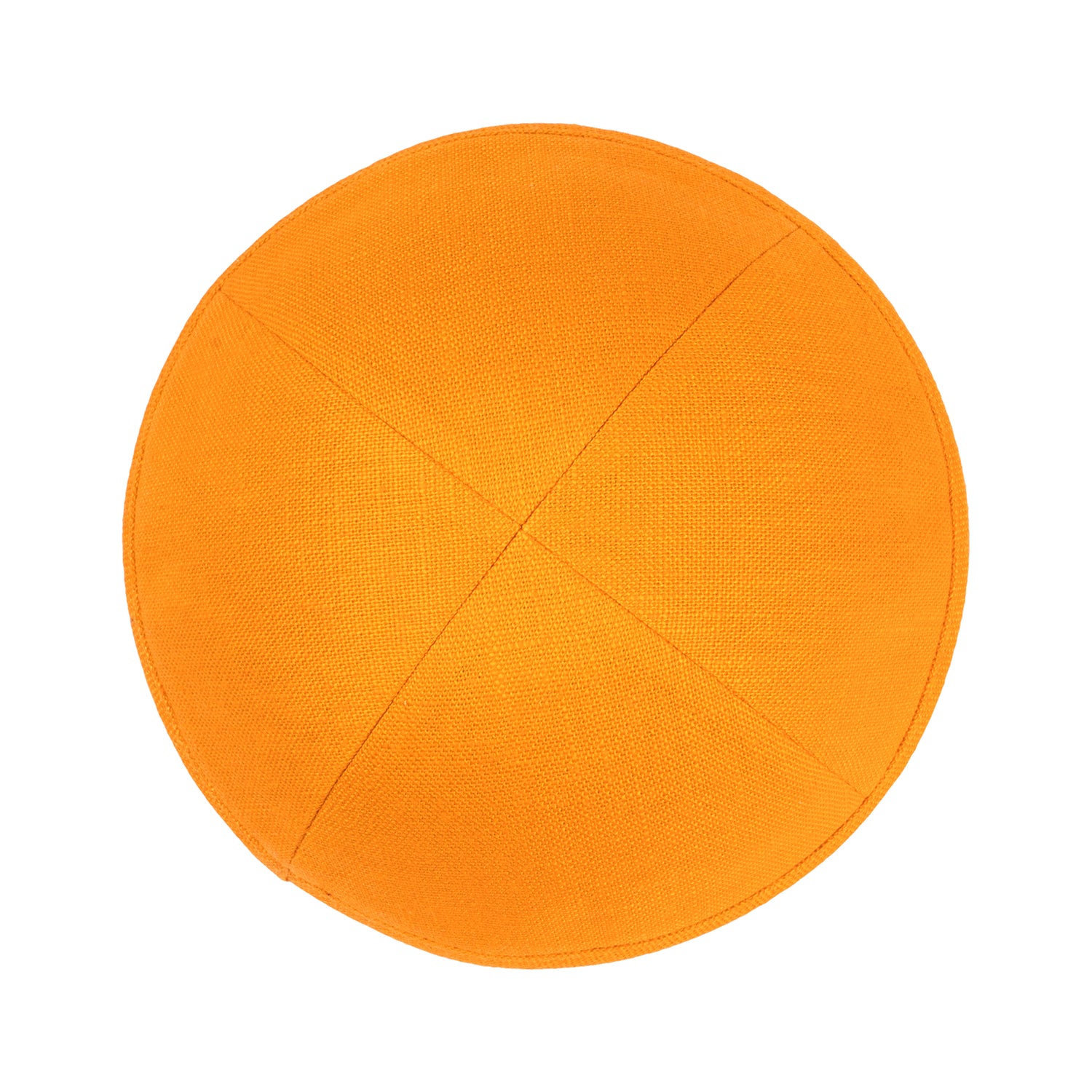 IKIPPAH ORANGE LINEN YARMULKE