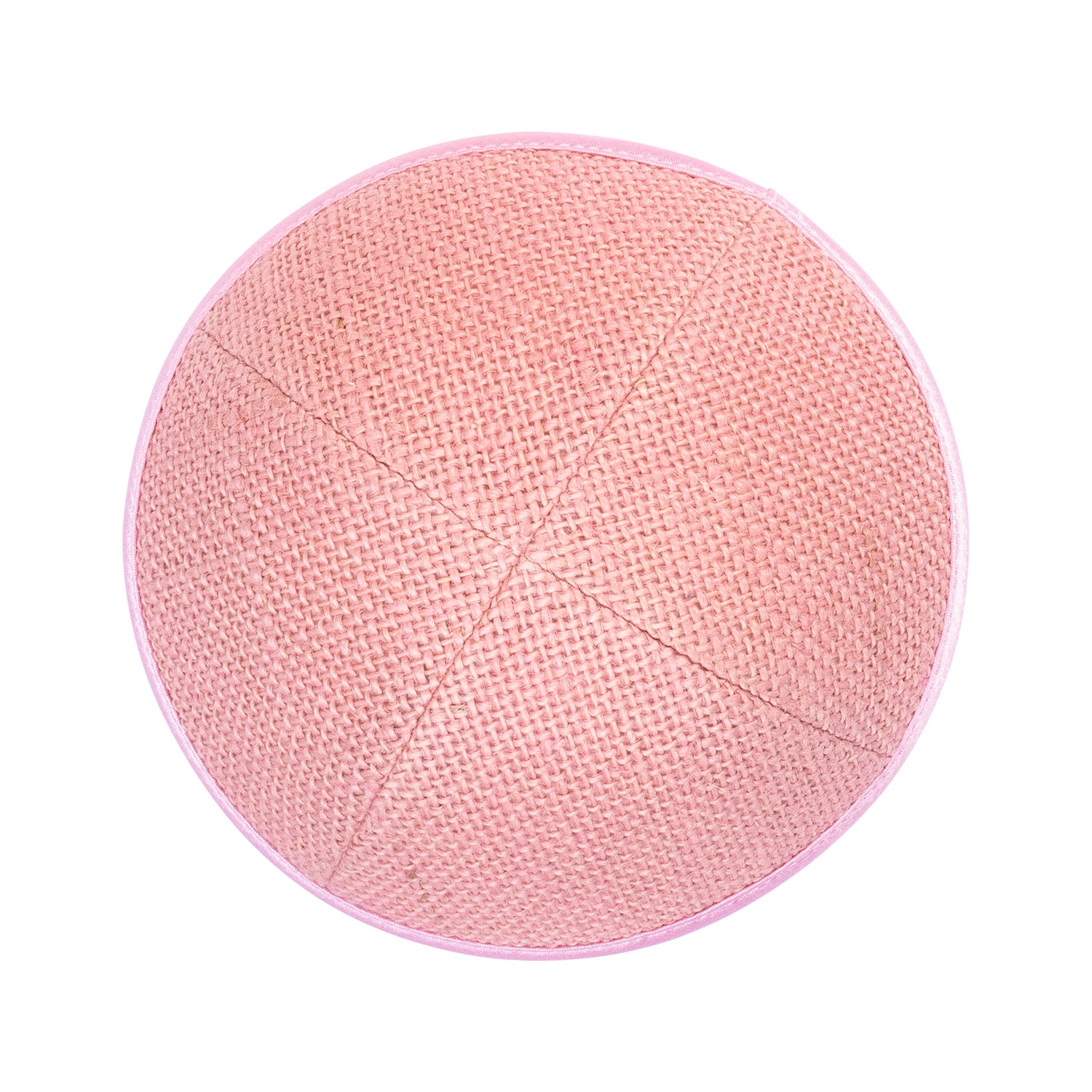 IKIPPAH BABY PINK BURLAP YARMULKE