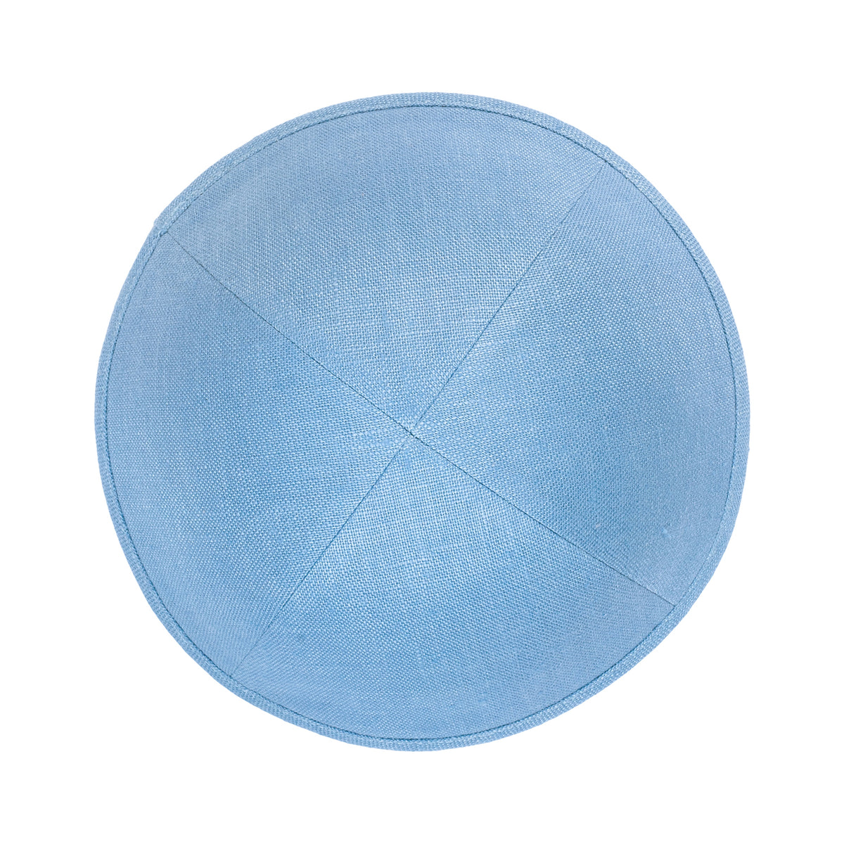 IKIPPAH SKY BLUE LINEN YARMULKE