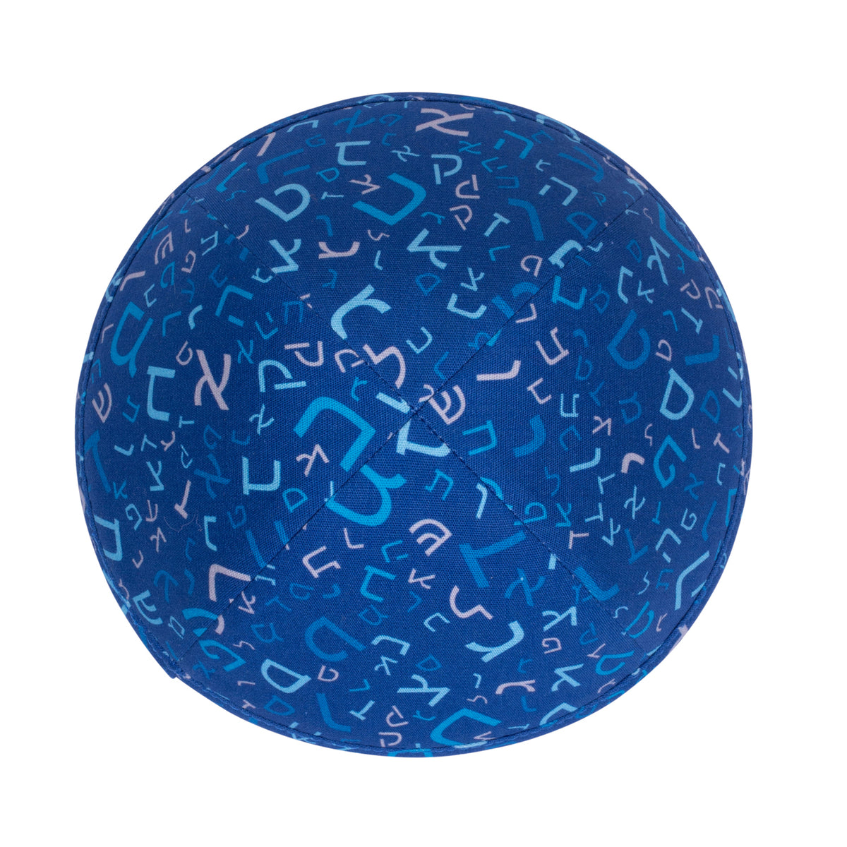 IKIPPAH ALEPH BAIS - LARGE FONT YARMULKE