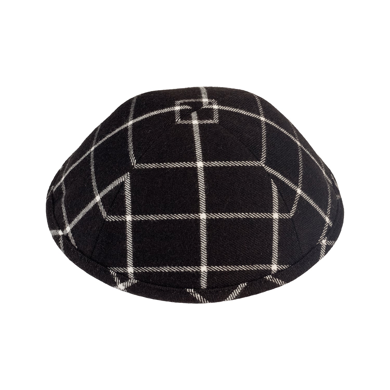 IKIPPAH WOOL PLAID YARMULKE