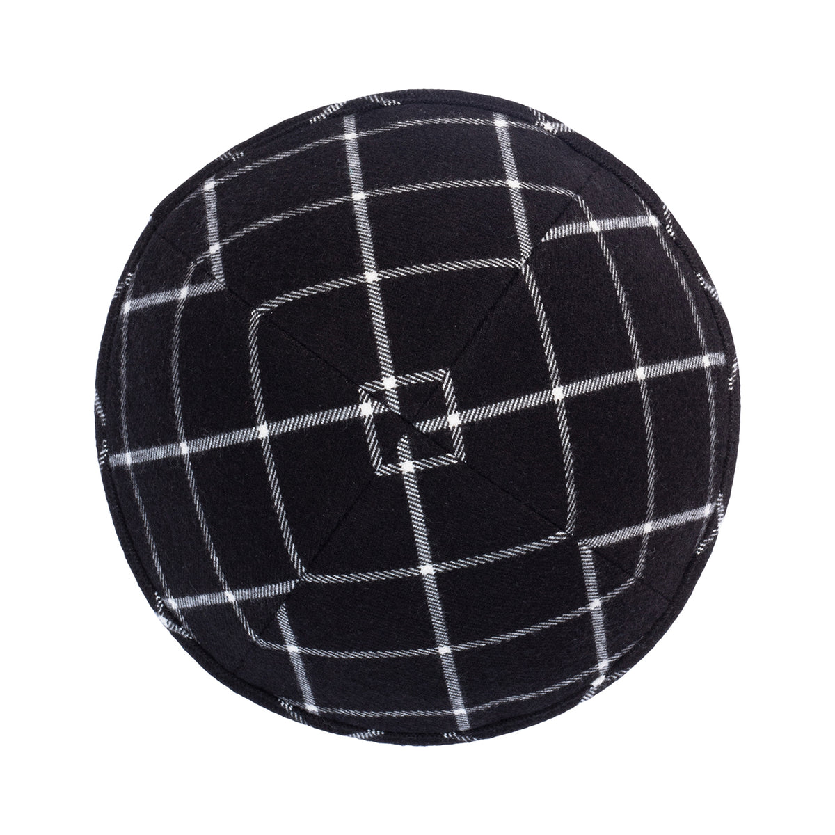 IKIPPAH WOOL PLAID YARMULKE