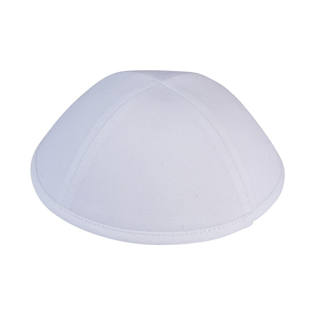 IKIPPAH WHITE COTTON YARMULKE