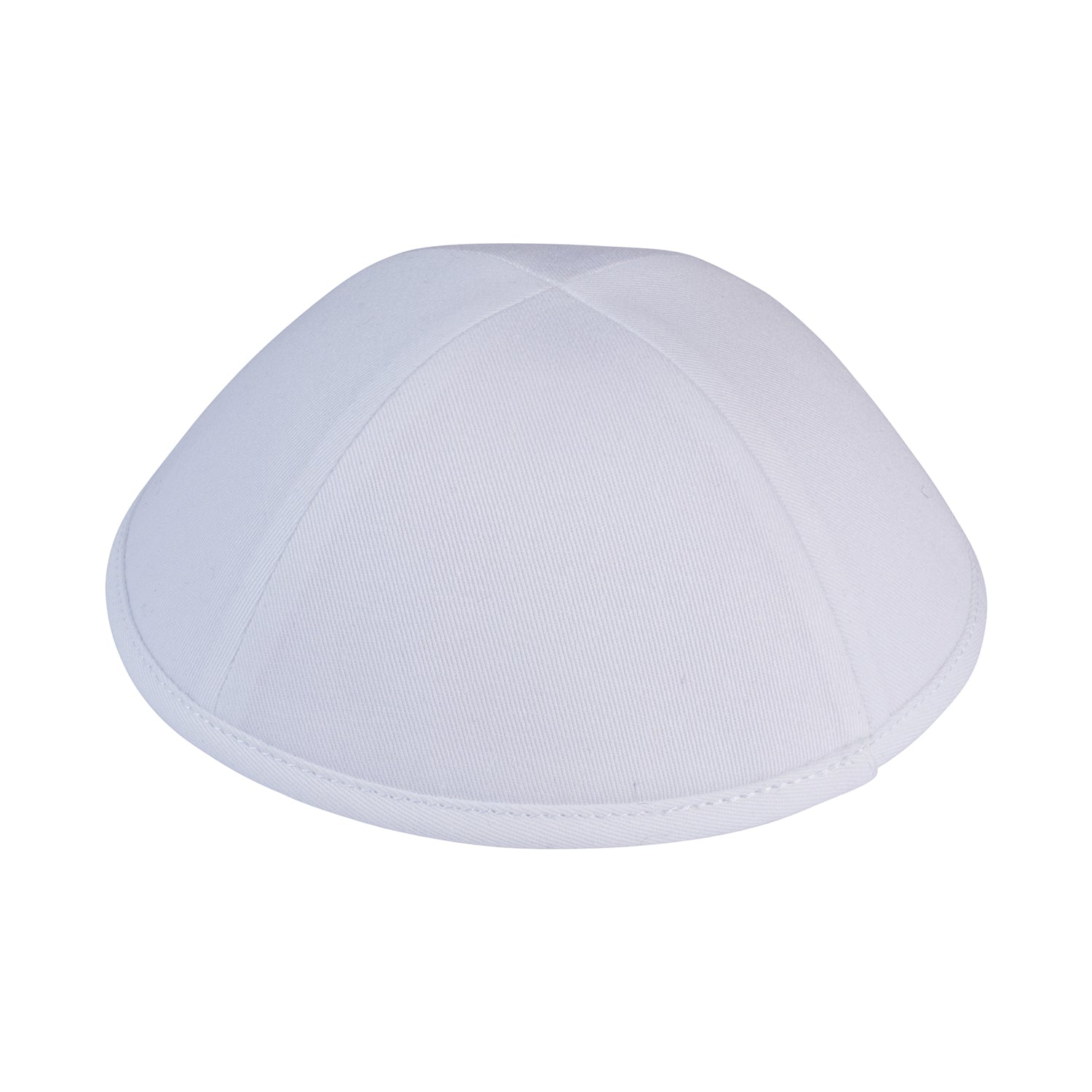iKIPPAH White Cotton Yarmulke White + Cotton = Classic Style