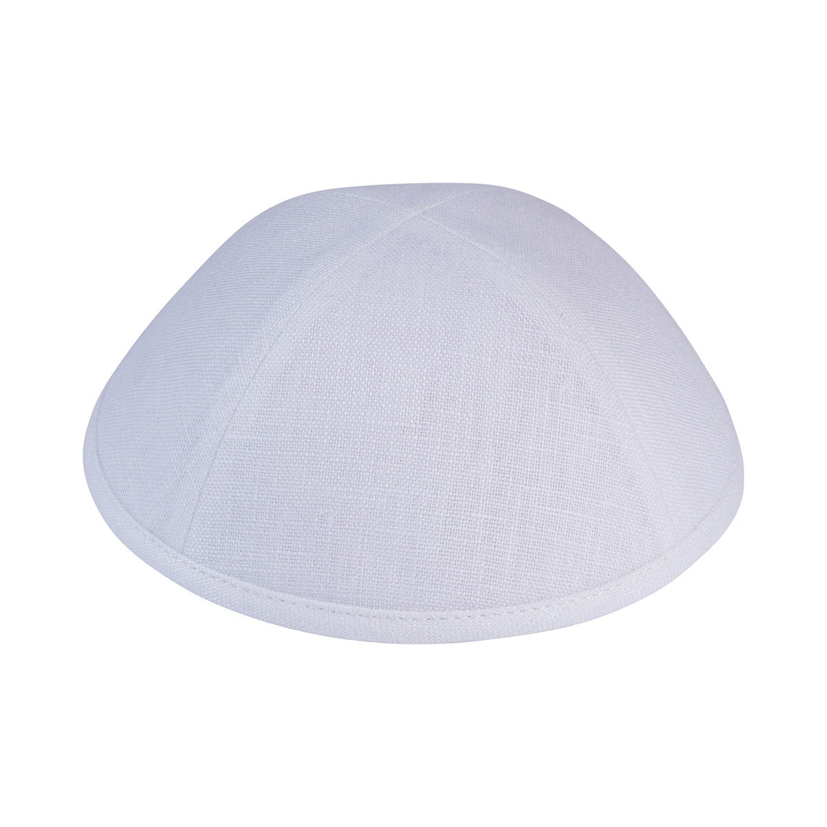 IKIPPAH WHITE LINEN YARMULKE