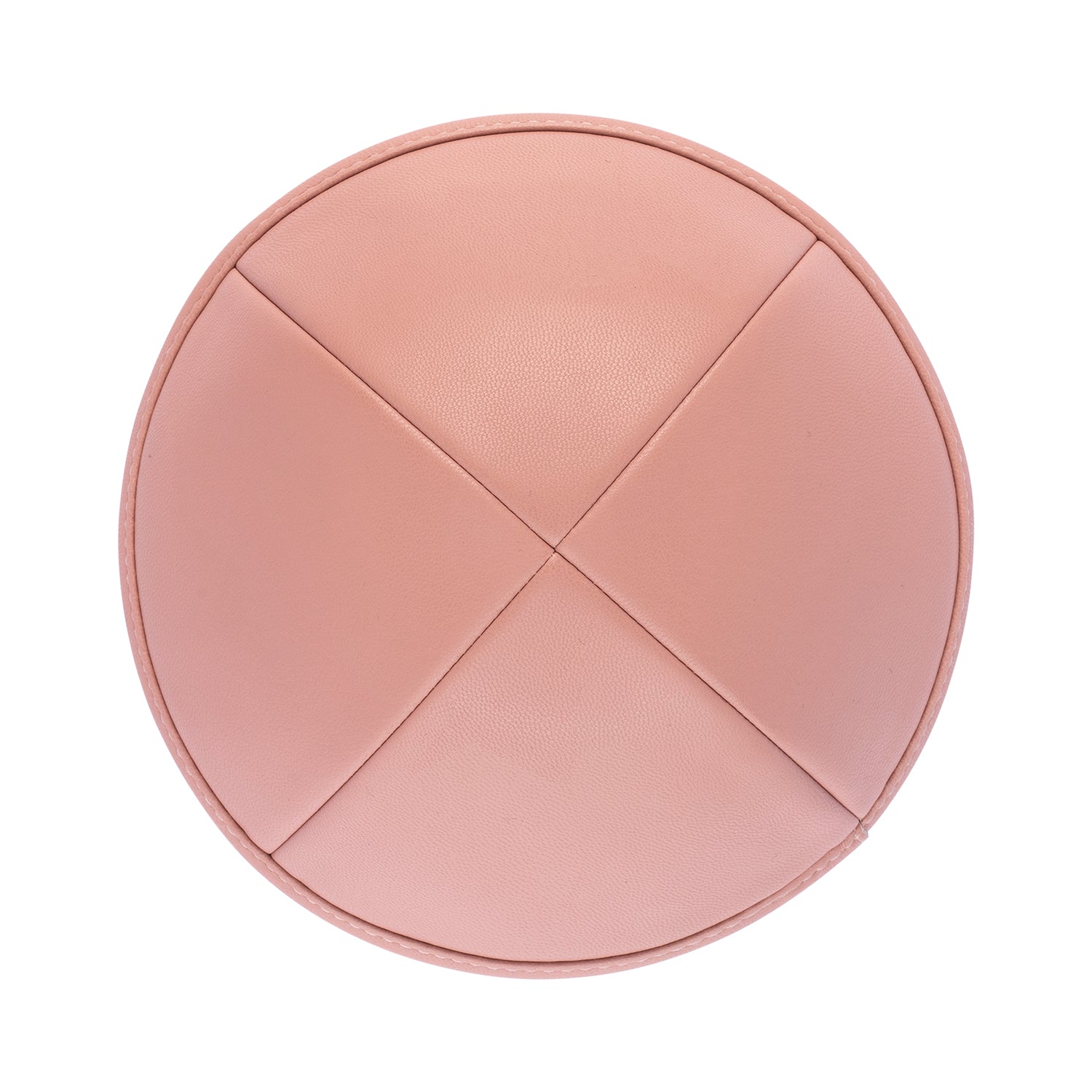 IKIPPAH SALMON LEATHER YARMULKE