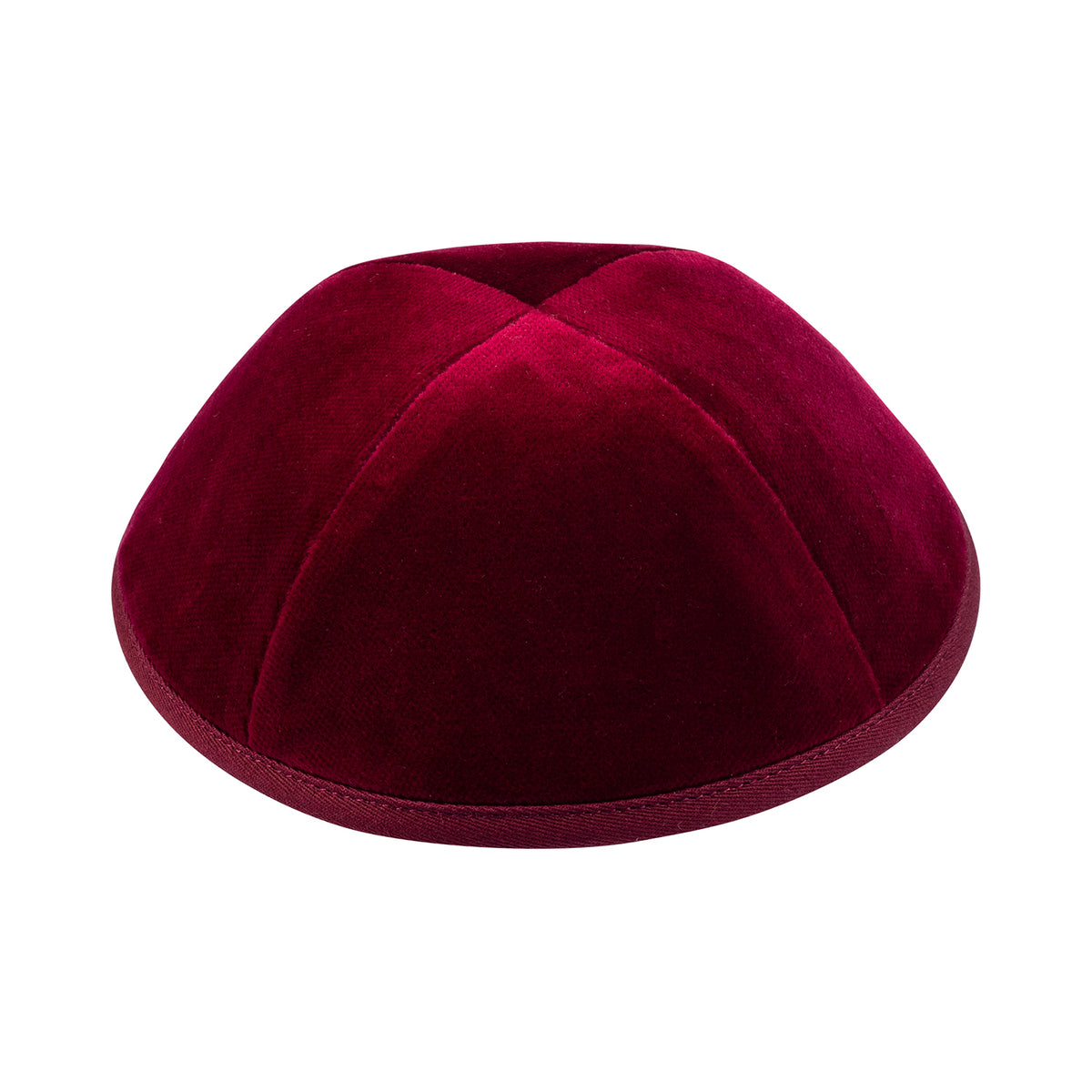 IKIPPAH MAROON VELVET YARMULKE