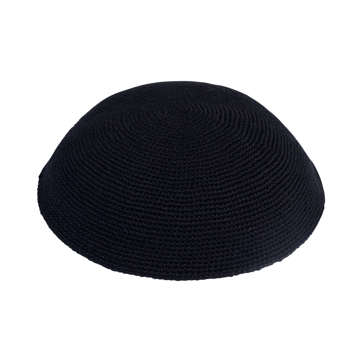 IKIPPAH BLACK KNIT YARMULKE