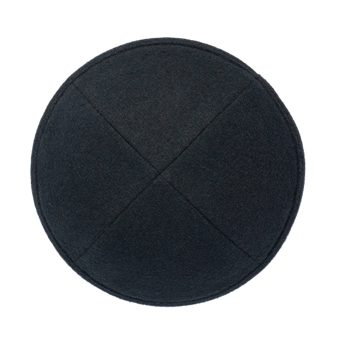 IKIPPAH FOREST GREEN WOOL YARMULKE