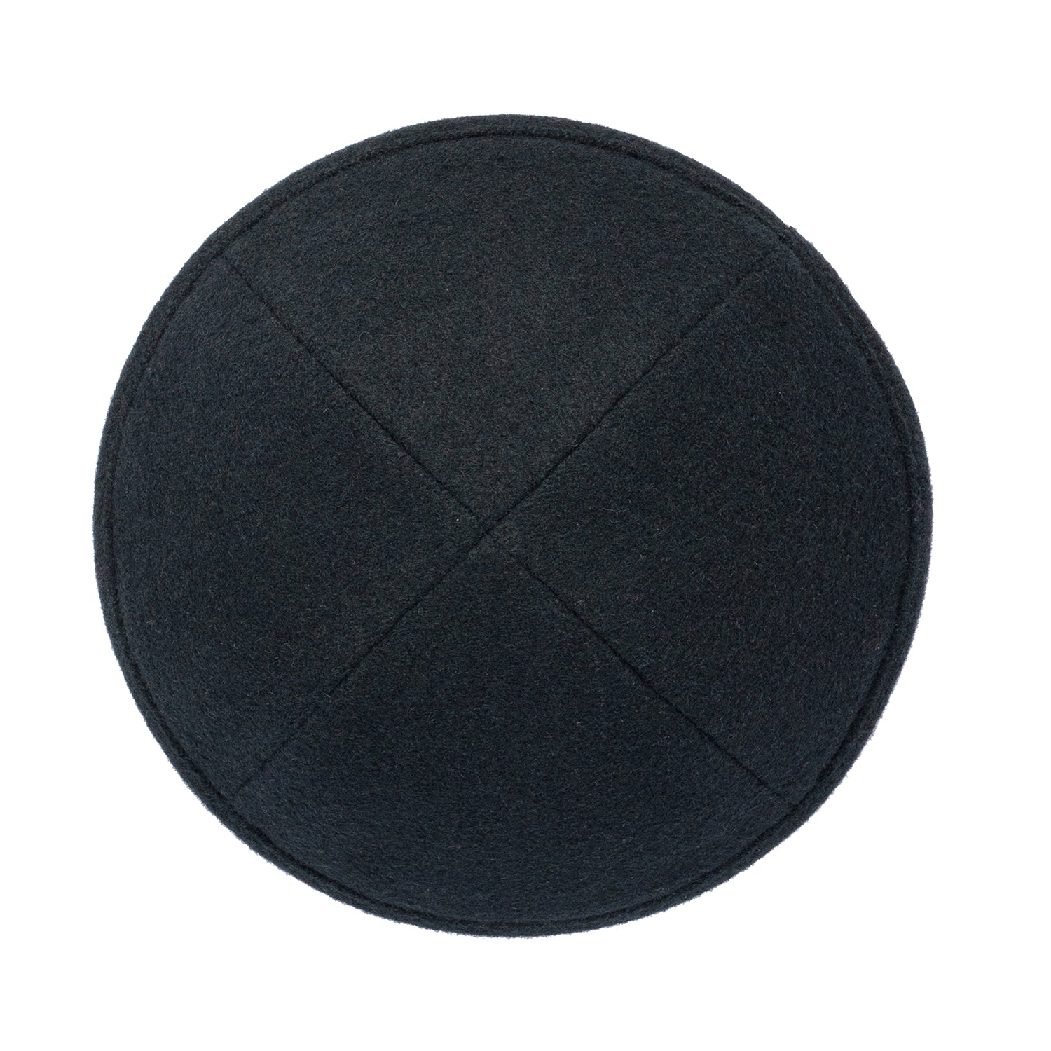 IKIPPAH FOREST GREEN WOOL YARMULKE