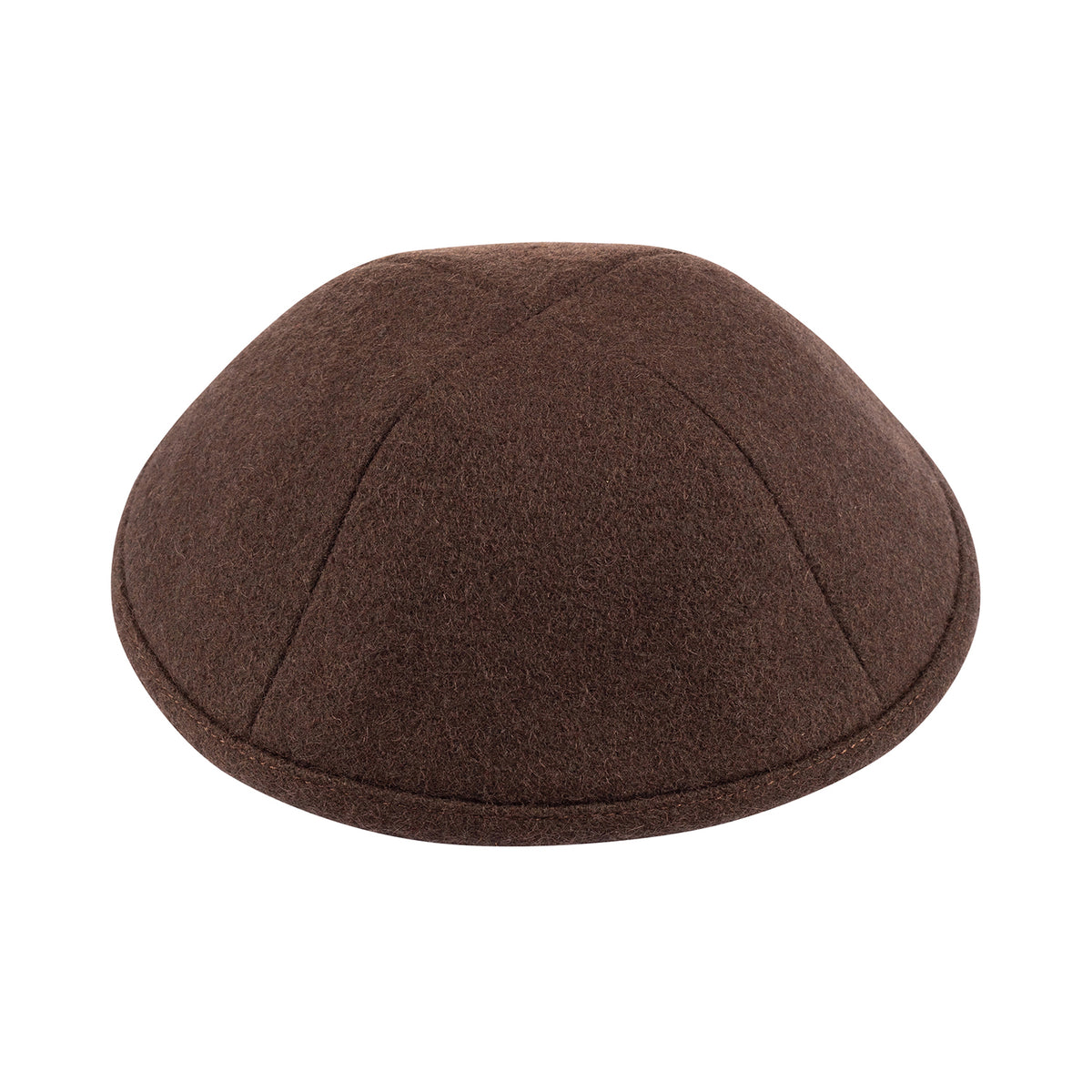 IKIPPAH BROWN WOOL YARMULKE
