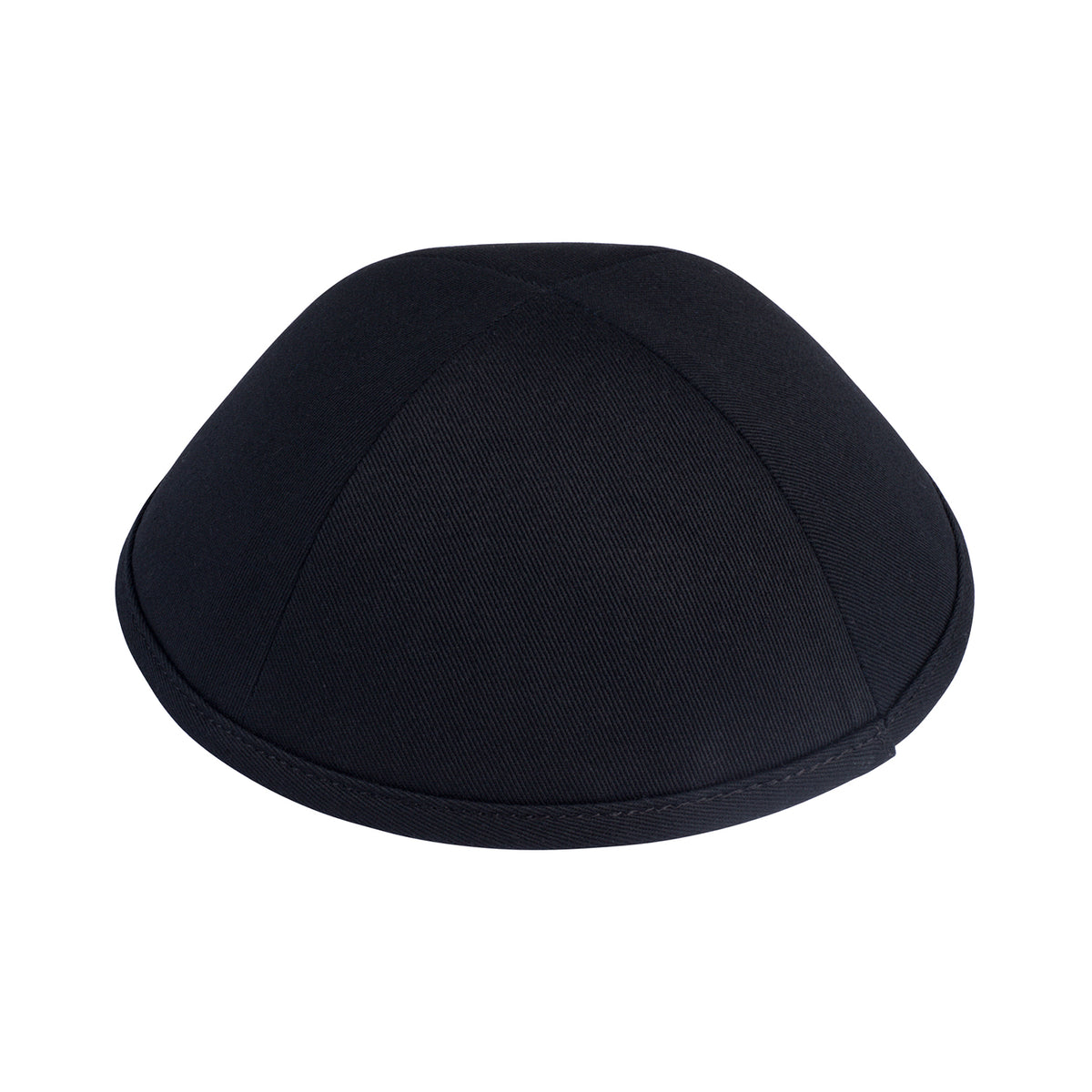 IKIPPAH BLACK COTTON YARMULKE