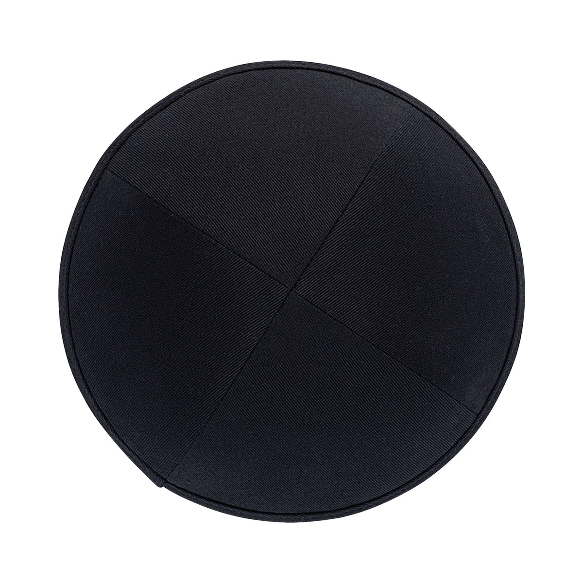 IKIPPAH BLACK COTTON YARMULKE