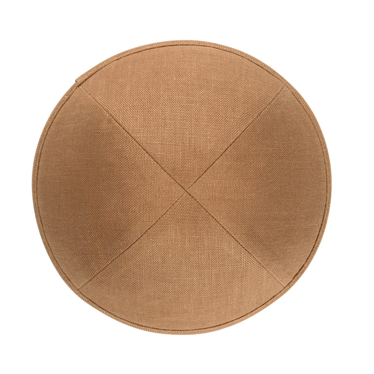 IKIPPAH CAMEL LINEN YARMULKE