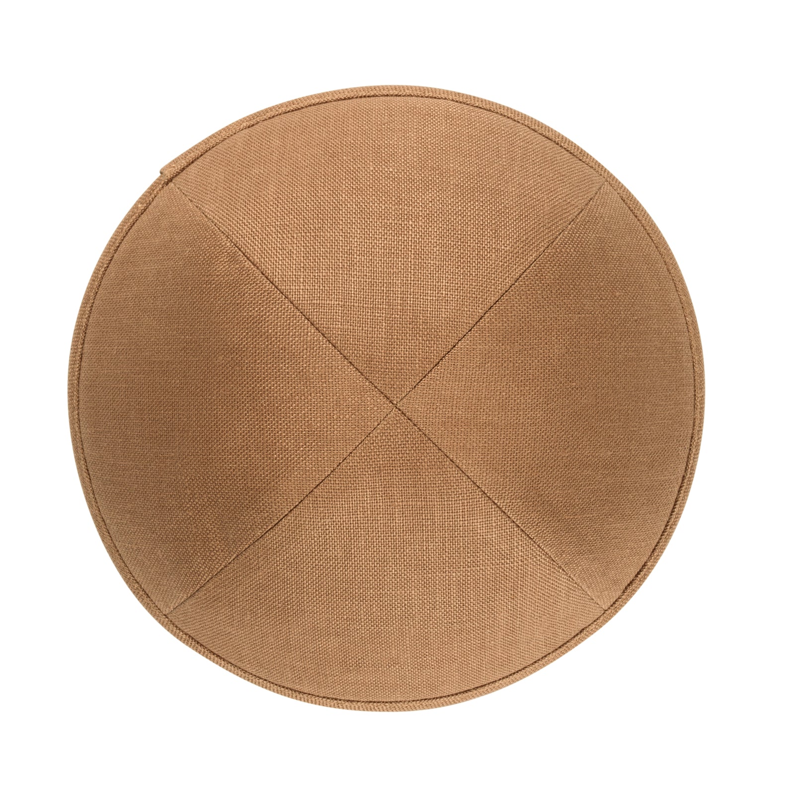 IKIPPAH CAMEL LINEN YARMULKE