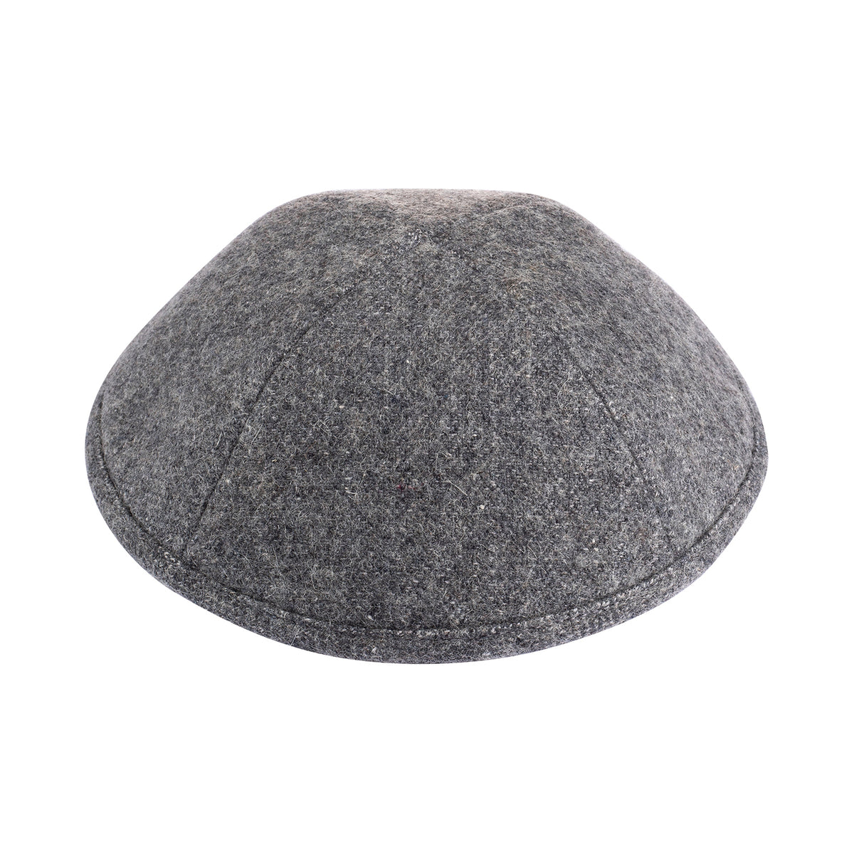 IKIPPAH MID GRAY WOOL YARMULKE