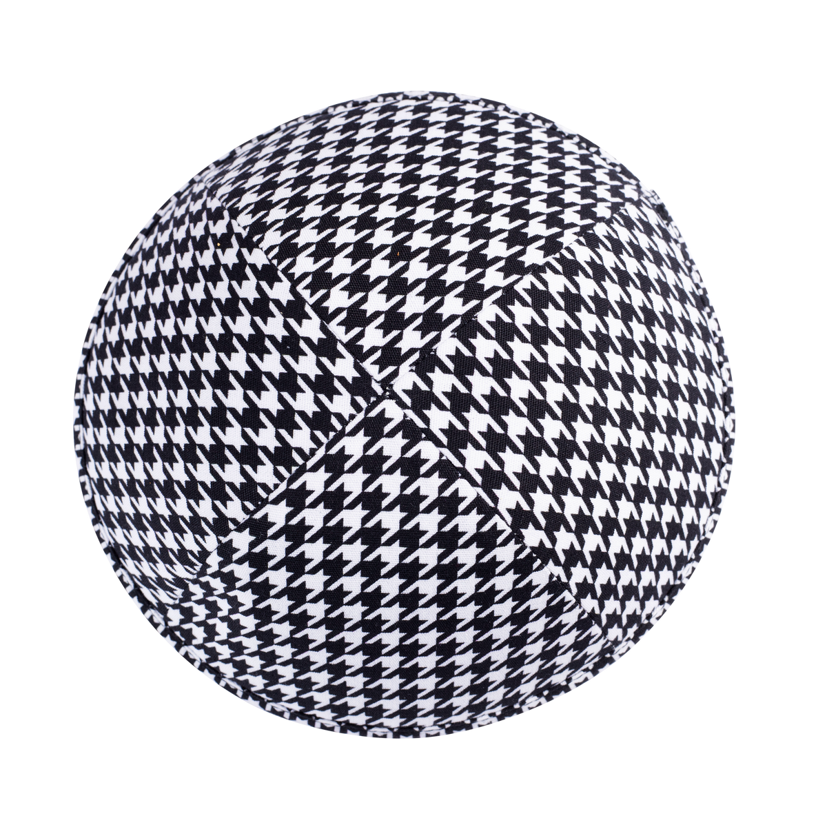 IKIPPAH BLACK & WHITE HOUNDSTOOTH YARMULKE