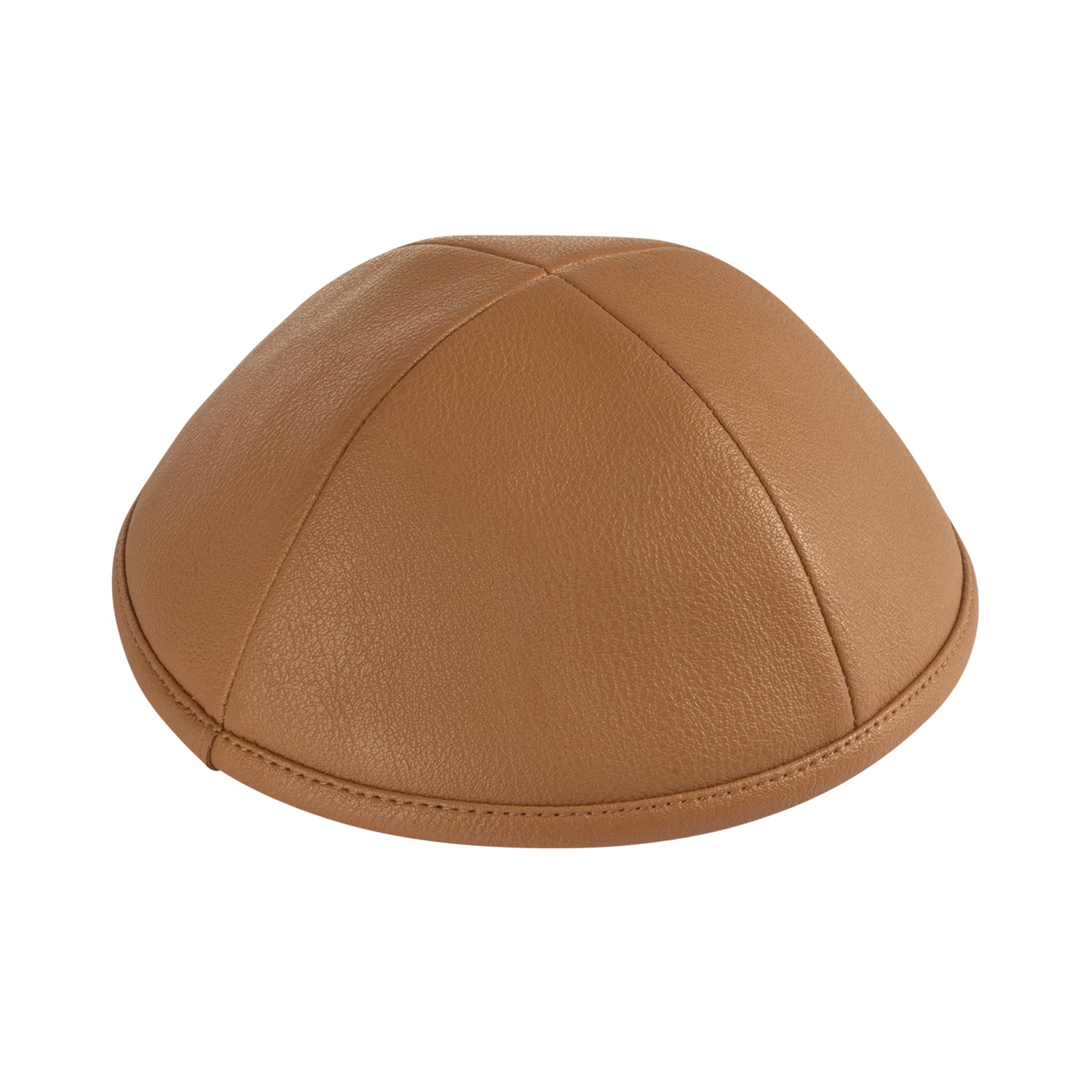 IKIPPAH CARAMEL LEATHER YARMULKE