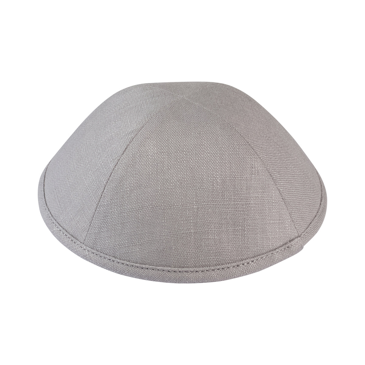 IKIPPAH LIGHT GRAY LINEN YARMULKE