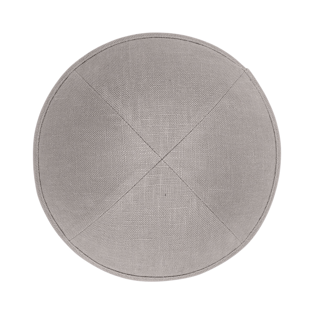 IKIPPAH LIGHT GRAY LINEN YARMULKE