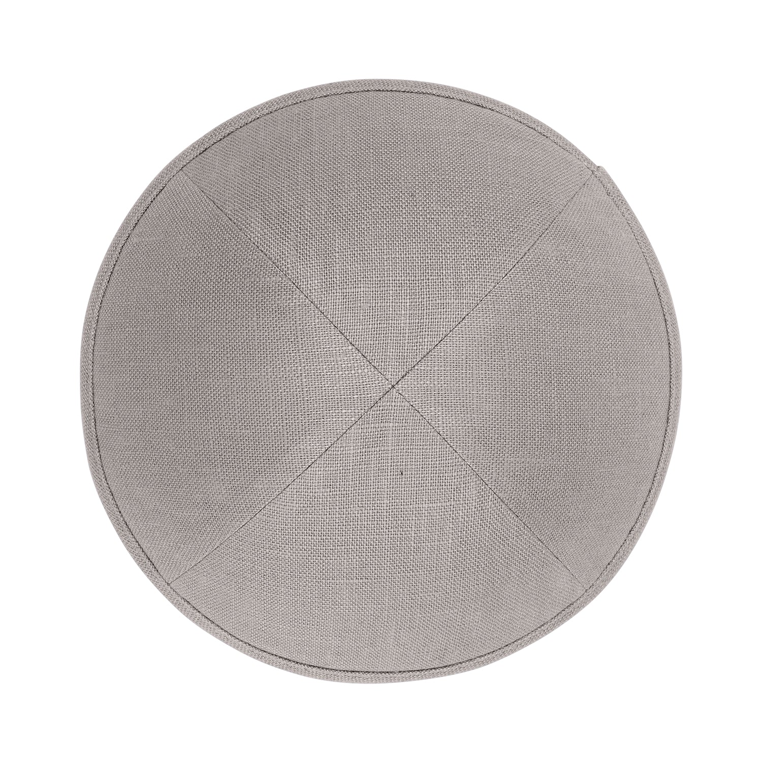 IKIPPAH LIGHT GRAY LINEN YARMULKE