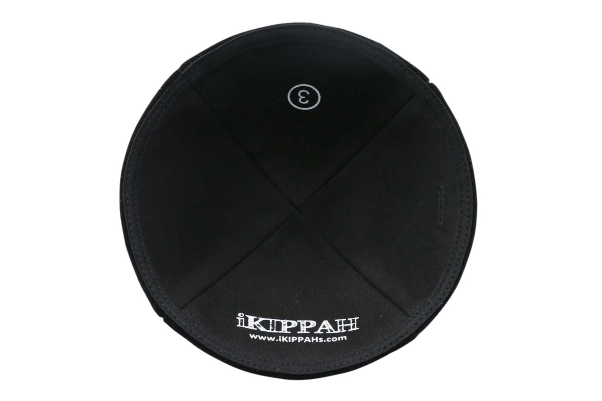 IKIPPAH BLACK VELVET - RIMLESS YARMULKE